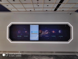 2020-09-06定制滑軌屏左嶺營銷中心展廳